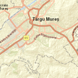 Târgu Mureș Street Map