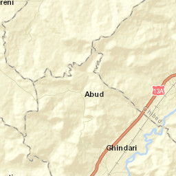 Ghindari Street Map