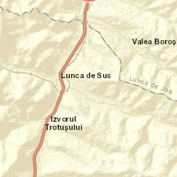 Lunca de Sus Street Map