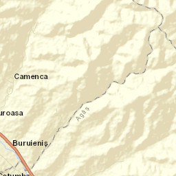 Brusturoasa Street Map