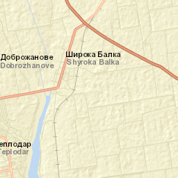 Teplodar Street Map