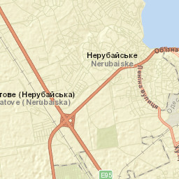 Usatove Street Map