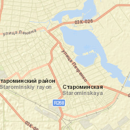Starominskaya Street Map