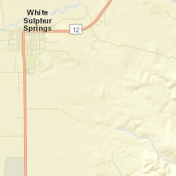 White Sulphur Springs Street Map