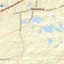 West Ishpeming Street Map