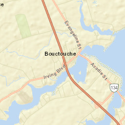 Bouctouche Street Map