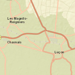 Luçon Street Map