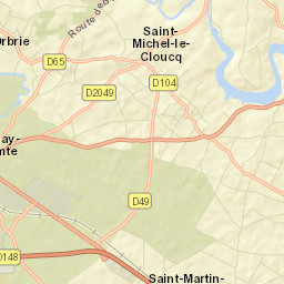 Saint-Michel-le-Cloucq Street Map