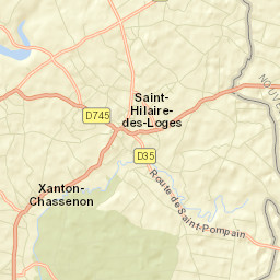 Saint-Hilaire-des-Loges Street Map