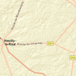 Neuilly-le-Réal Street Map