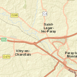 Paray-le-Monial Street Map