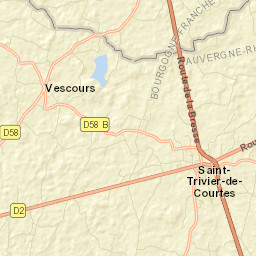 Saint-Trivier-de-Courtes Street Map