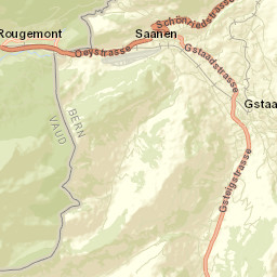 Gstaad Street Map