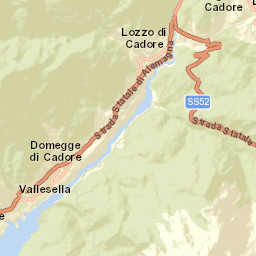 Lorenzago di Cadore Street Map