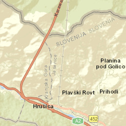Hrušica Street Map