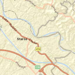 Starše Street Map