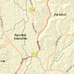 Juršinci Street Map