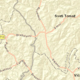 Sveti Tomaž Street Map