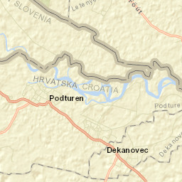 Podturen Street Map