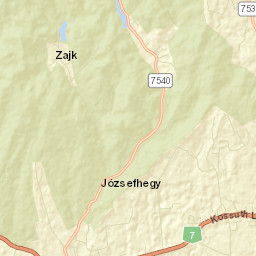 Becsehely Street Map