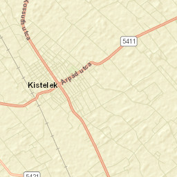 Kisteleki Járás Street Map