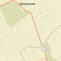 Ópusztaszer Street Map