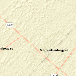 Magyarbánhegyes Street Map