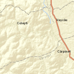 Vaşcău Street Map