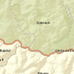 Gârda de Sus Street Map