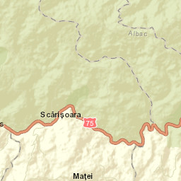 Comuna Scărişoara Street Map