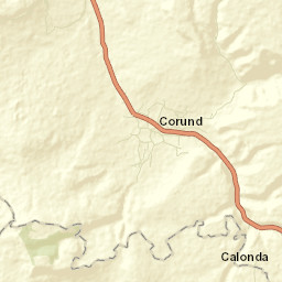 Comuna Corund Street Map