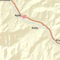 Comuna Agăş Street Map