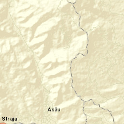 Comuna Asău Street Map