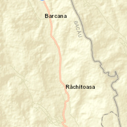Comuna Răchitoasa Street Map
