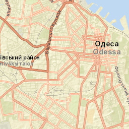 Odesa Street Map