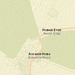 Askaniya-Nova Street Map
