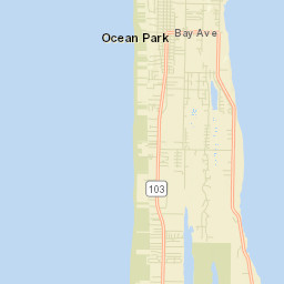 Ocean Park Street Map