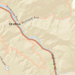 Orofino Street Map