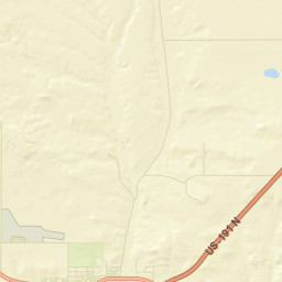 Wheatland County Street Map
