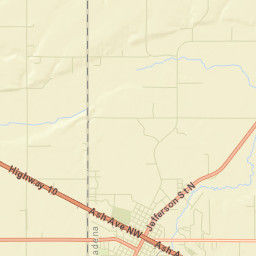 Wadena Street Map