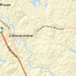 Rivière-Rouge Street Map