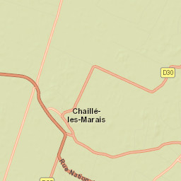 Chaillé-les-Marais Street Map