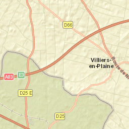 Villiers-en-Plaine Street Map