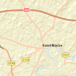 Saint-Maxire Street Map