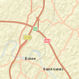 Saint-Gelais Street Map