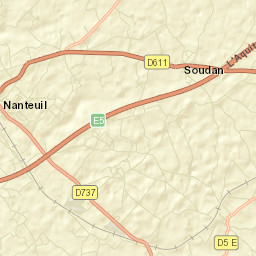 Nanteuil Street Map