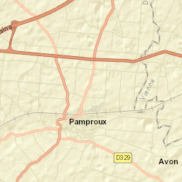 Pamproux Street Map