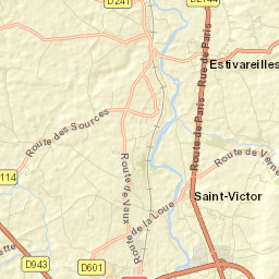 Saint-Victor Street Map