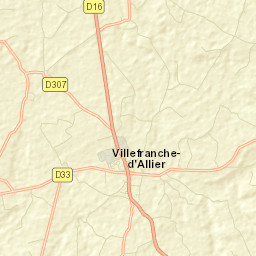 Villefranche-d’Allier Street Map