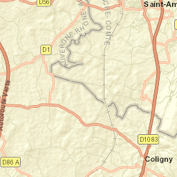 Saint-Amour Street Map